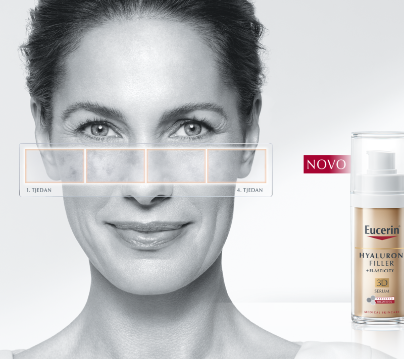 Novi Eucerin Hyaluron-Filler + Elasticity 3D serum ispunjava bore, smanjuje hiperpigmentaciju i poboljšava elastičnost kože u dva tjedna