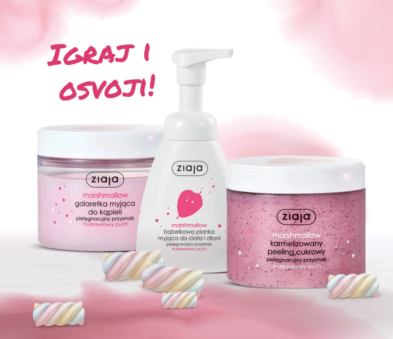 Ziaja delicious skin care marshmallow