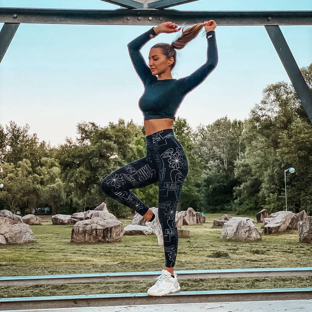 erika kraljević, influencerica, vježbe za noge