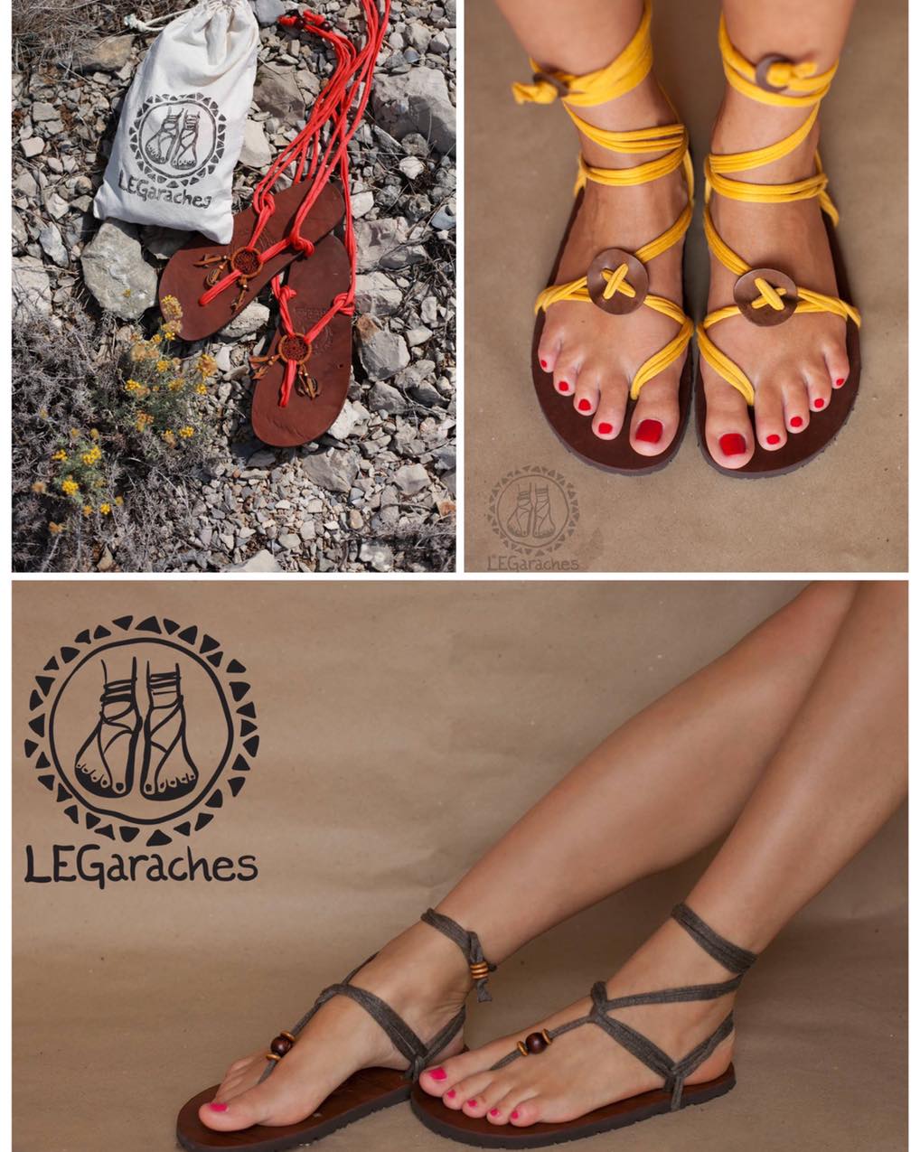 legaraches, sandale