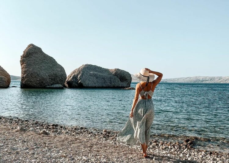 plaža beritnica, otok pag