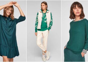 s. oliver, moda, odjeća u zelenoj boji