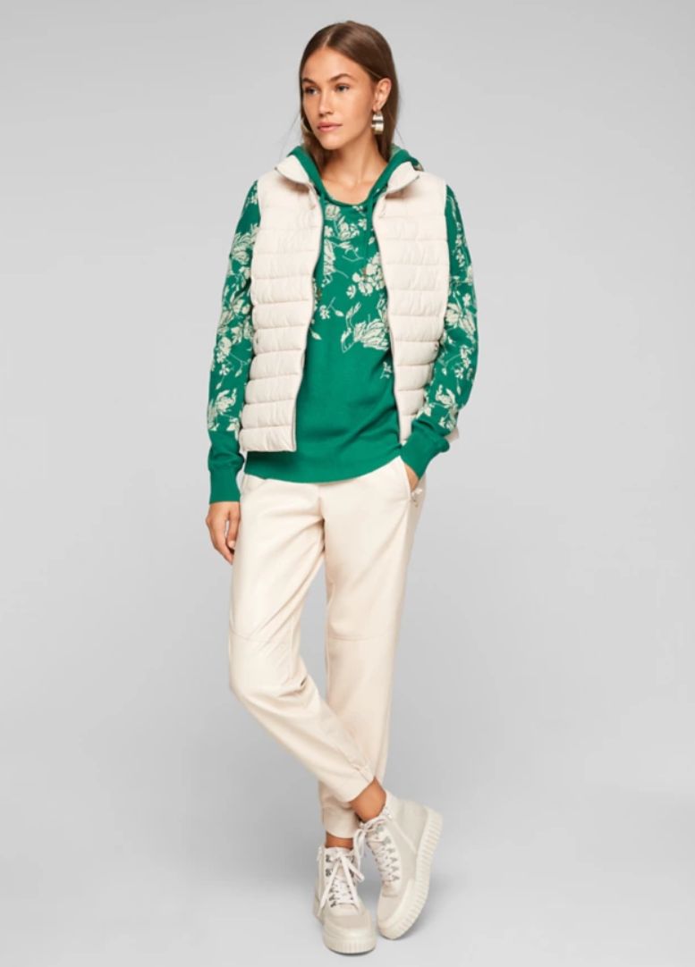 s. oliver, moda, odjeća u zelenoj boji