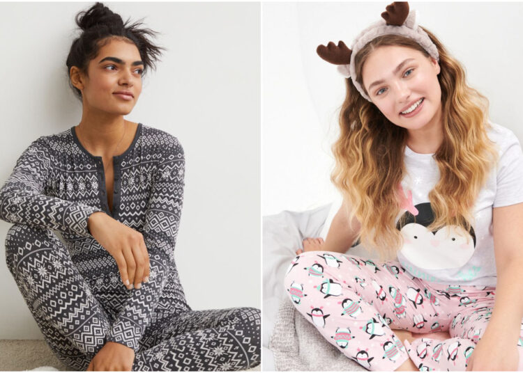 božićne pidžame, pidžame s božićnim motivom