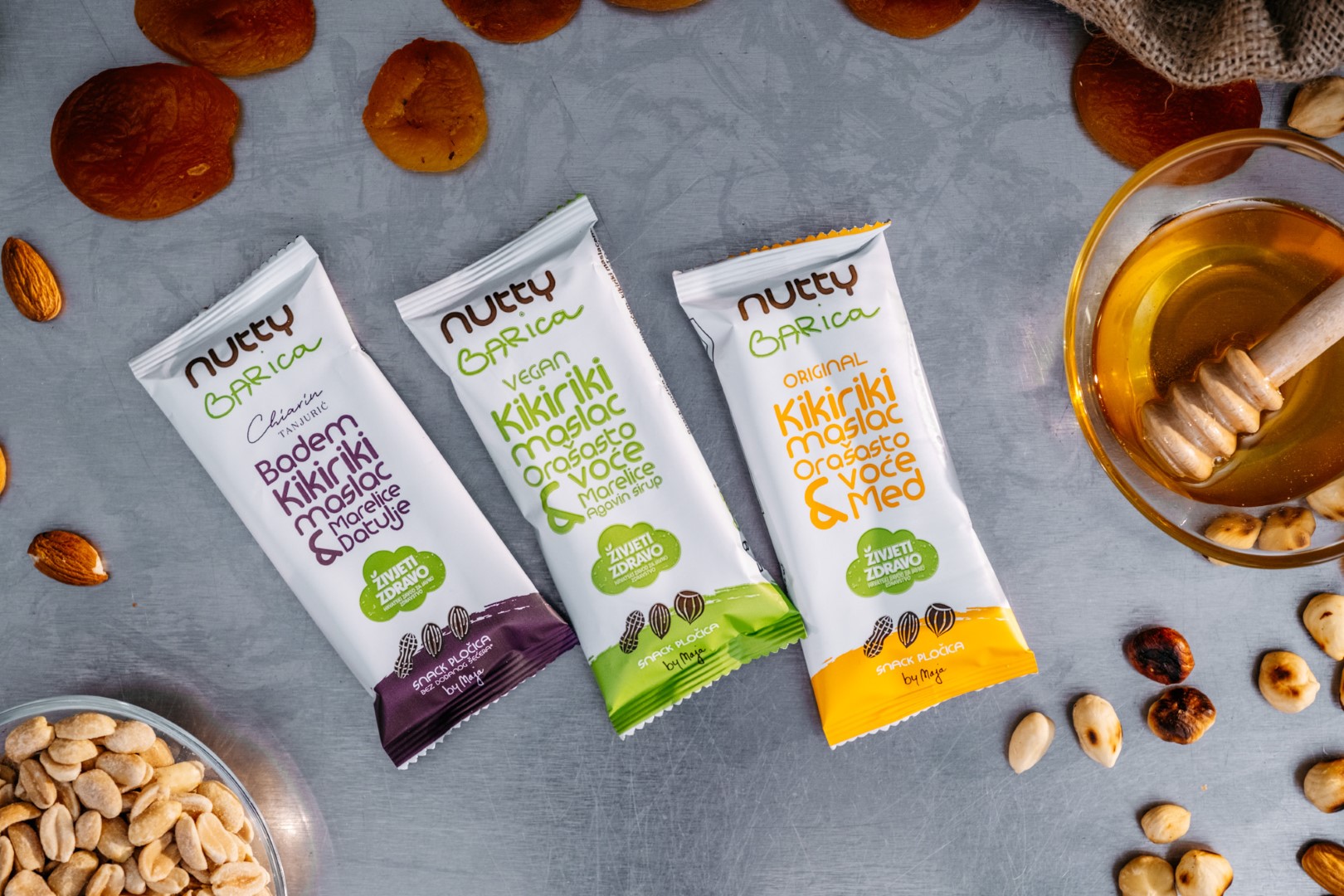 snack pločice Nutty BARica