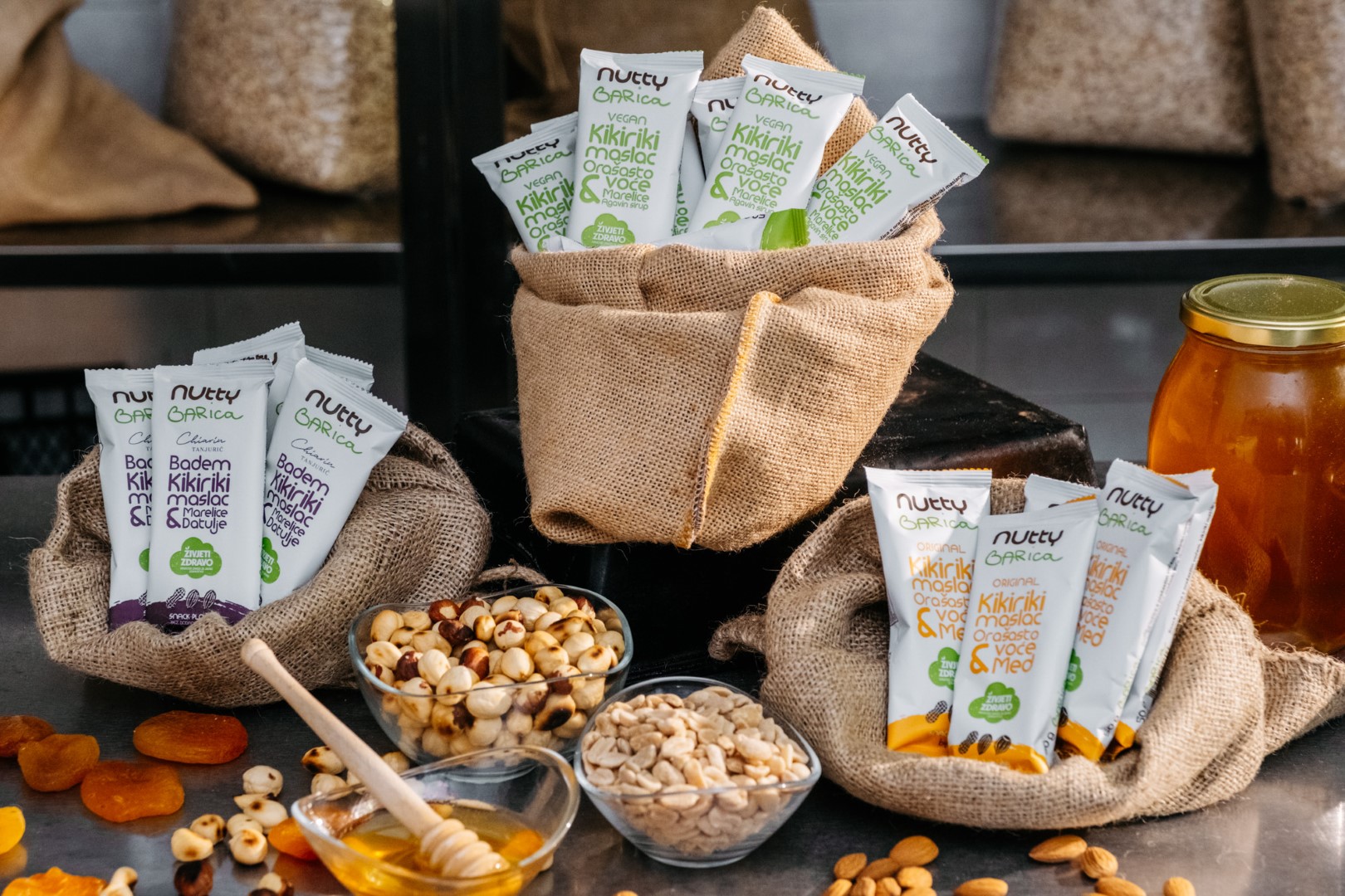 snack pločice Nutty BARica