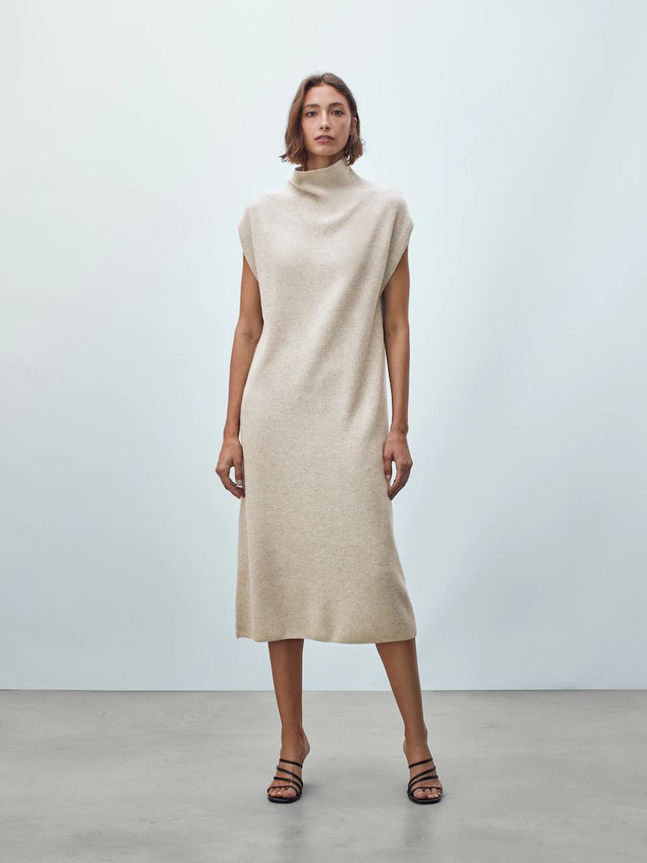 massimo dutti, pletena haljina