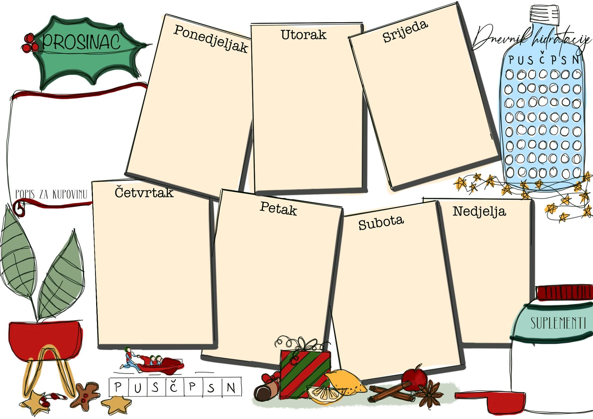 planer zdravog života