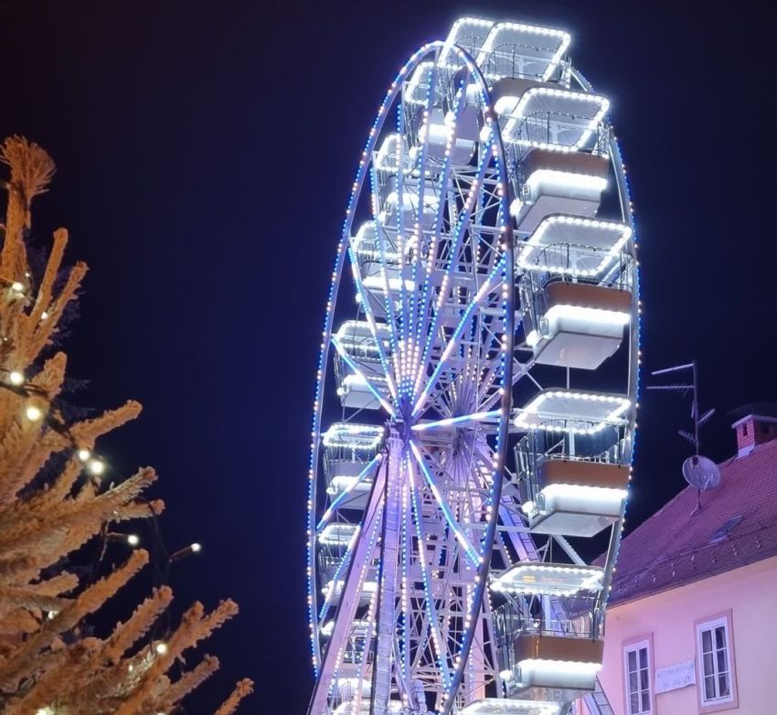 panoramski kotač, varaždin