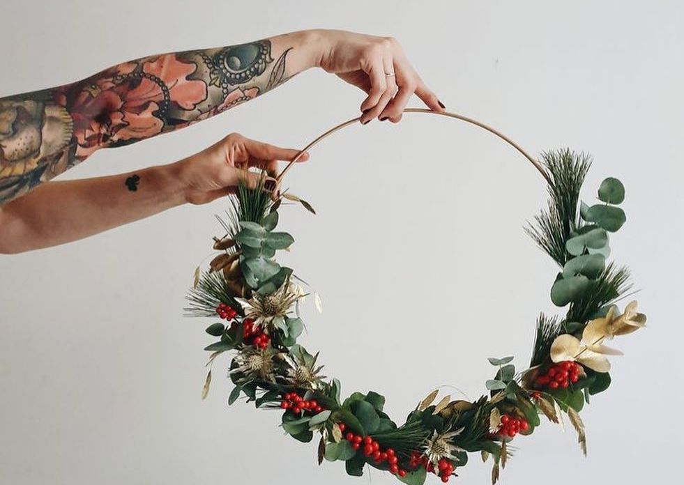 božikovina, božićna zimska dekoracija