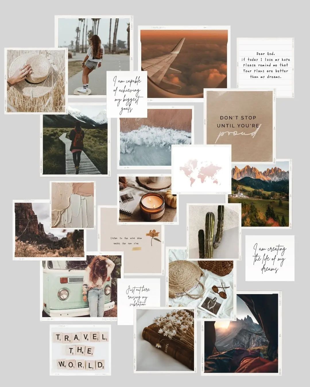 vision board, ploča ciljeva, ploča za vizualizaciju