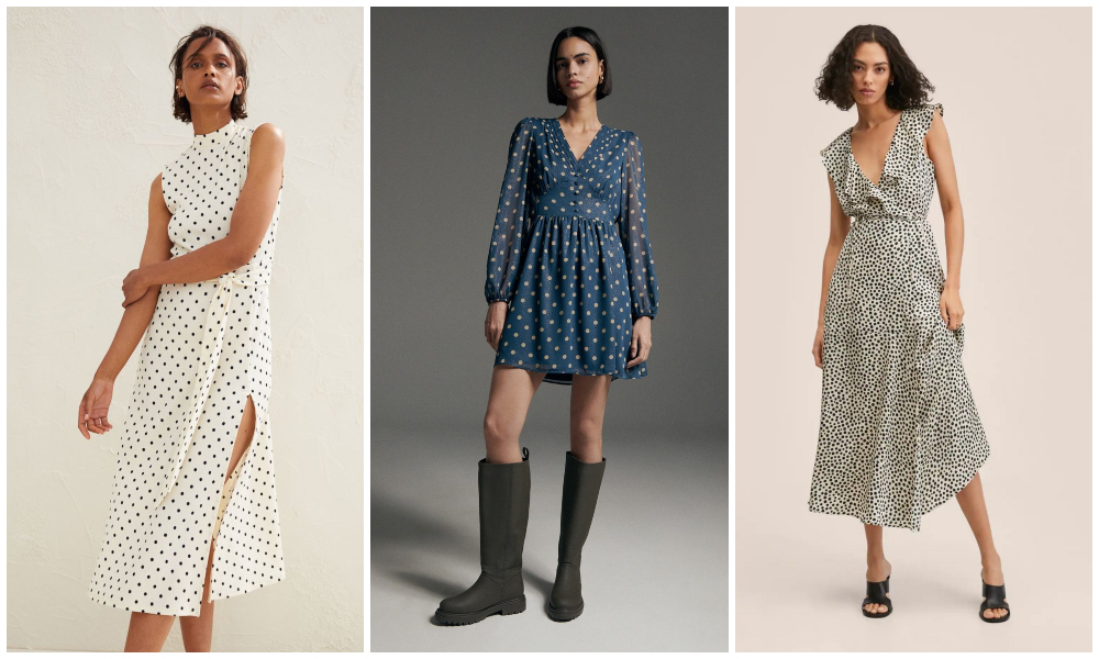 haljina s točkicama, točkasta haljina