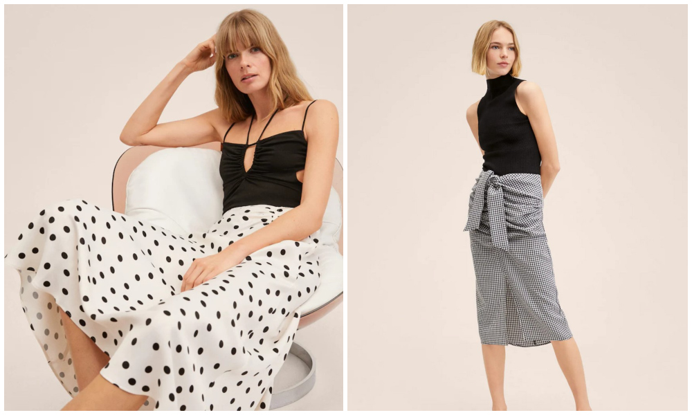 midi suknja high street