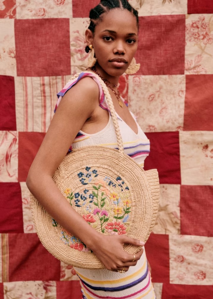 Sézane torba od rafije