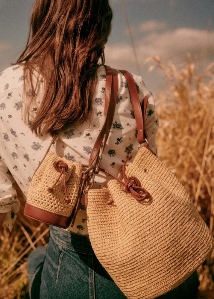 Sézane torba od rafije