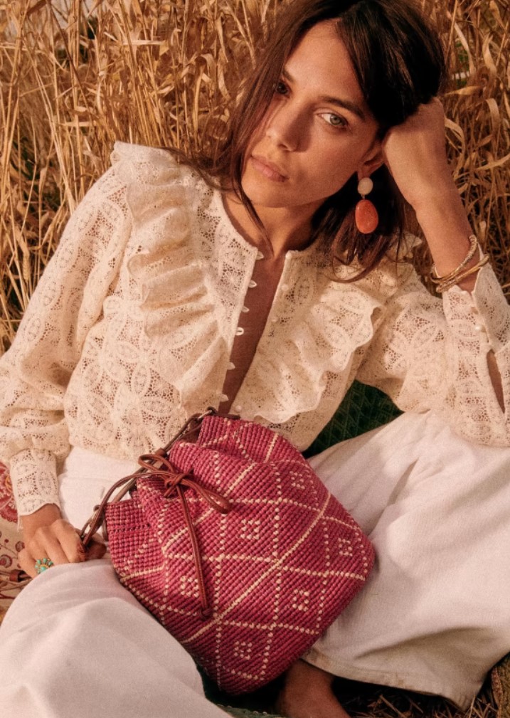 Sézane torba od rafije