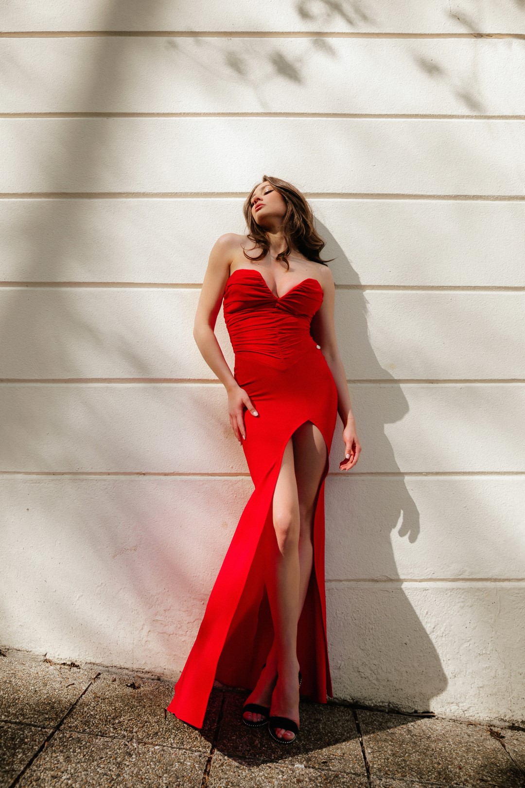 svečane crvene haljine