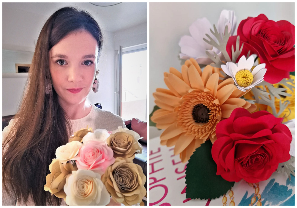 cvjetne dekoracije i buketi od papira