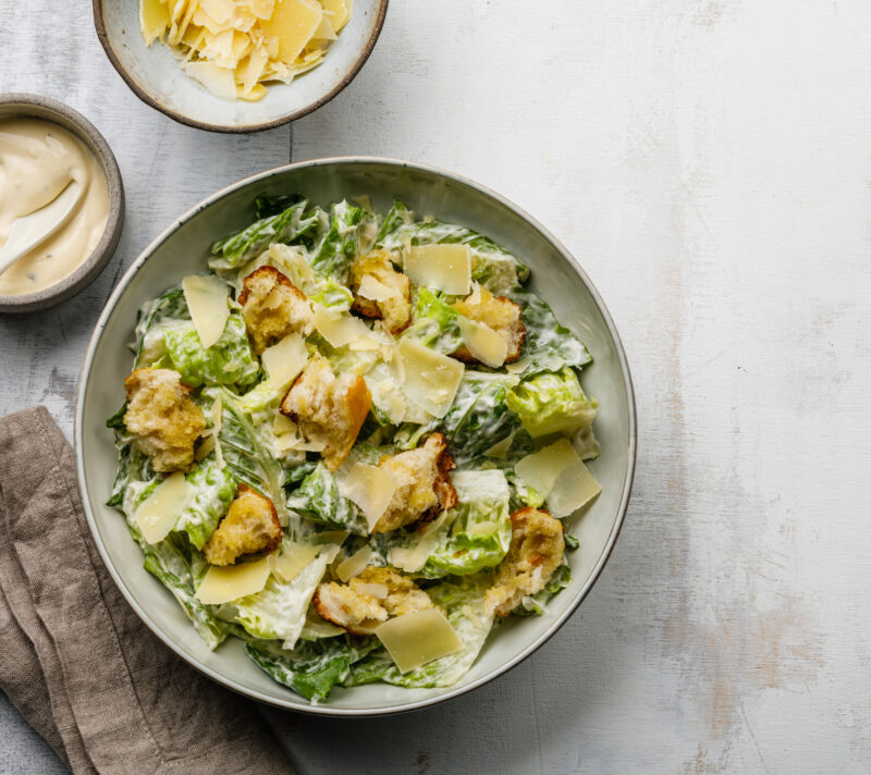 Veganska Caesar salata