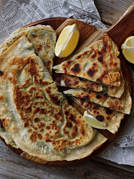 Gozleme sa špinatom i sirom