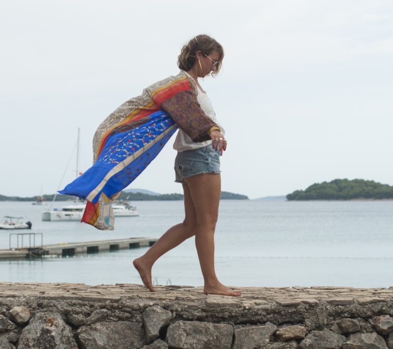 pamučni kimono hrvatskog brenda tirqiz