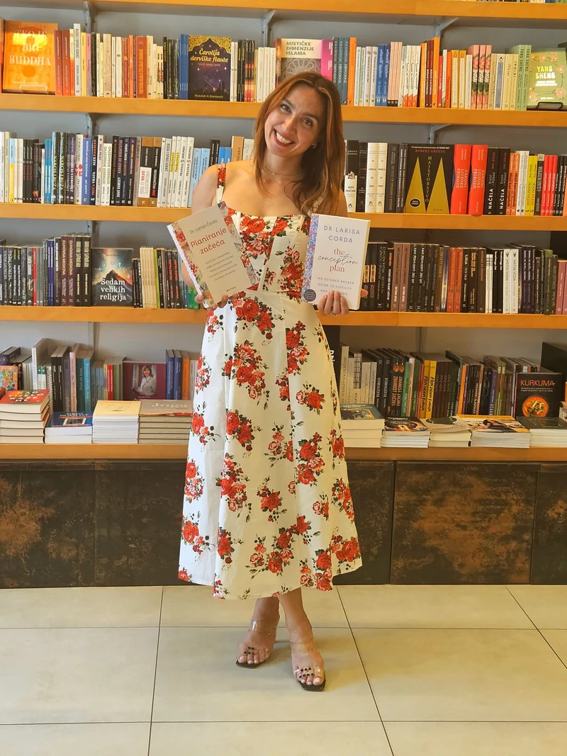 Dr. Larisa Čorda, poznata ginekologinja i autorica knjige Planiranje začeća, gostuje u Zagrebu, Rijeci i Splitu.