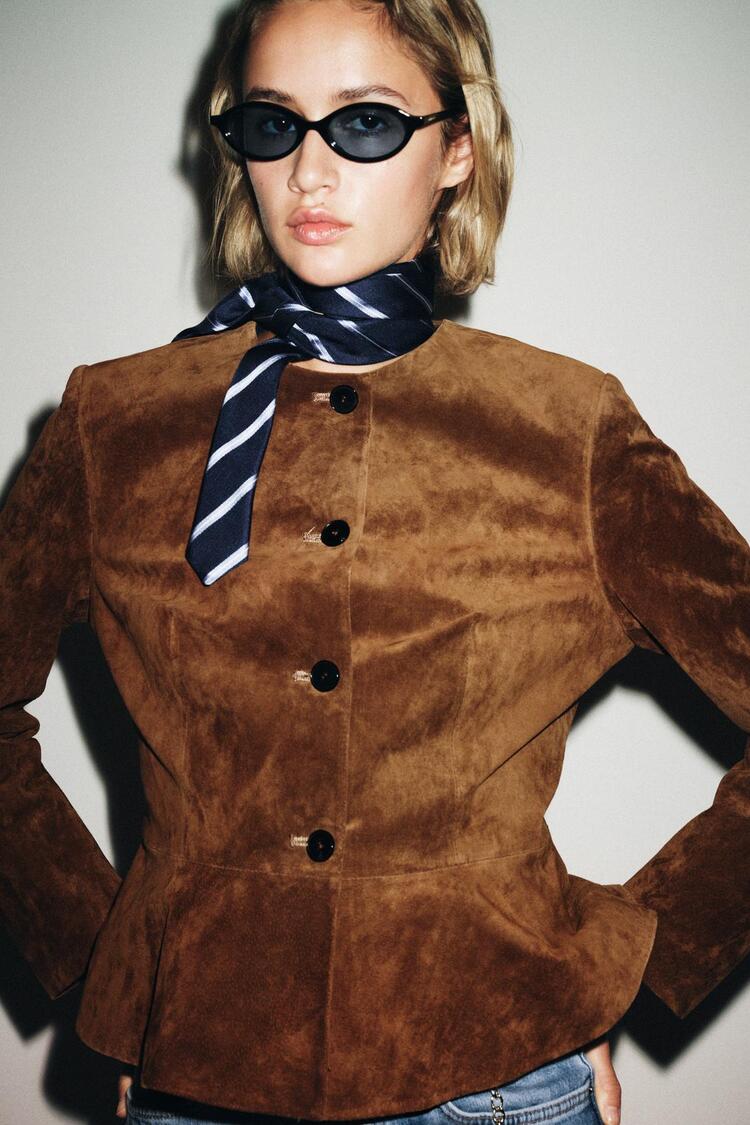 Brušena koža trend - komadi iz Zare