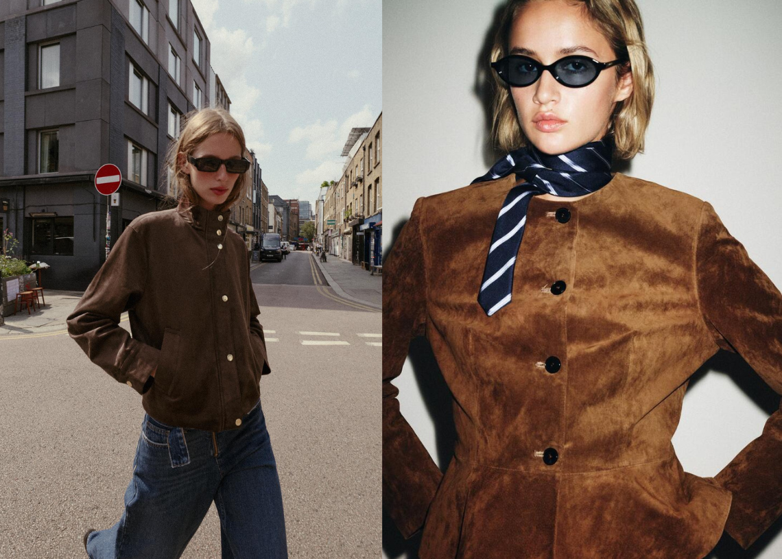 Brušena koža trend Zara