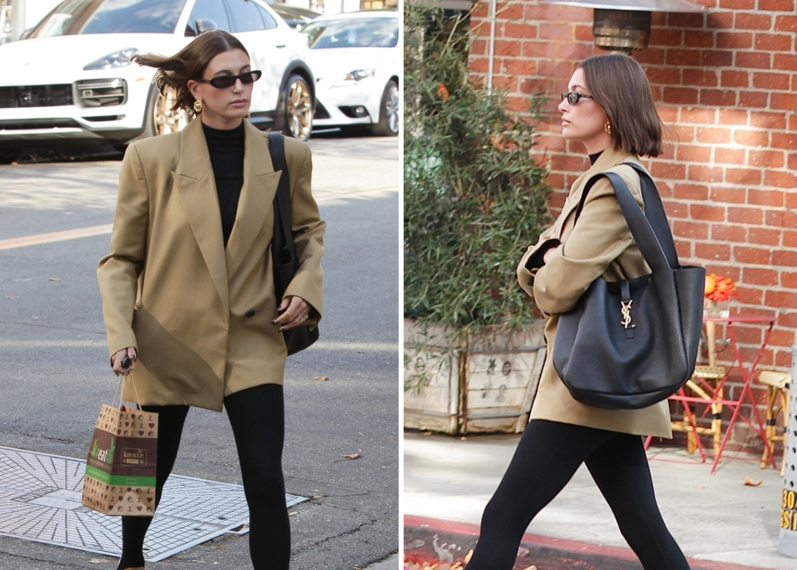 hailey bieber tajice s trakom