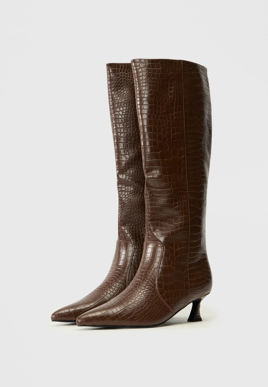 Čizme s kitten potpeticom