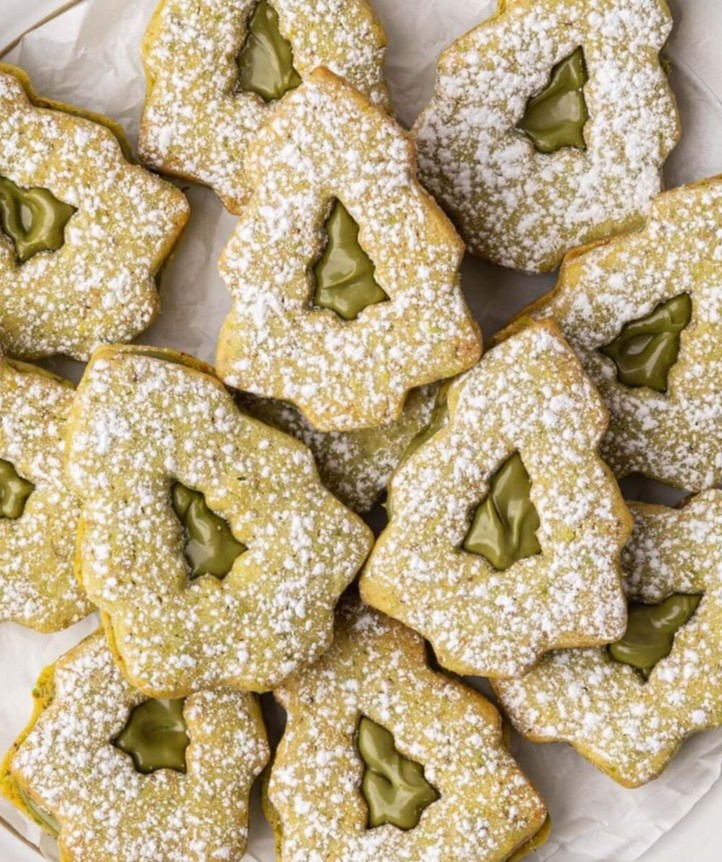 Linzeri s pistacijom