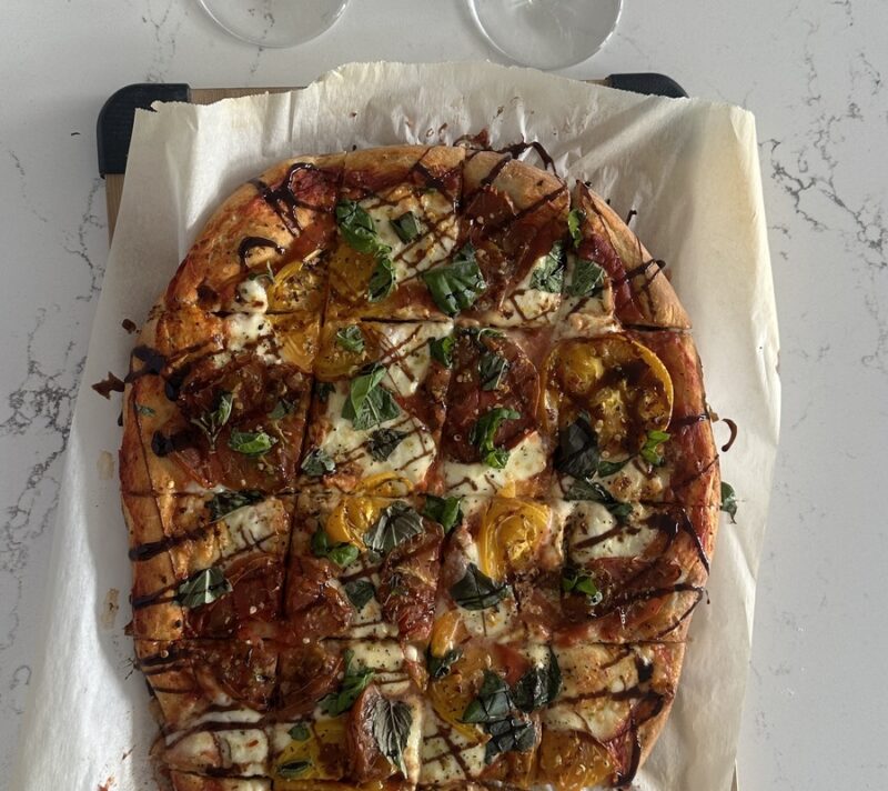Pizza od zrnatog sira