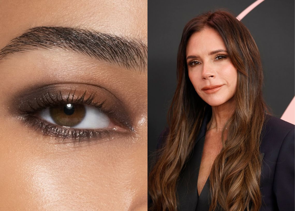 smokey eye look Victoria Beckham