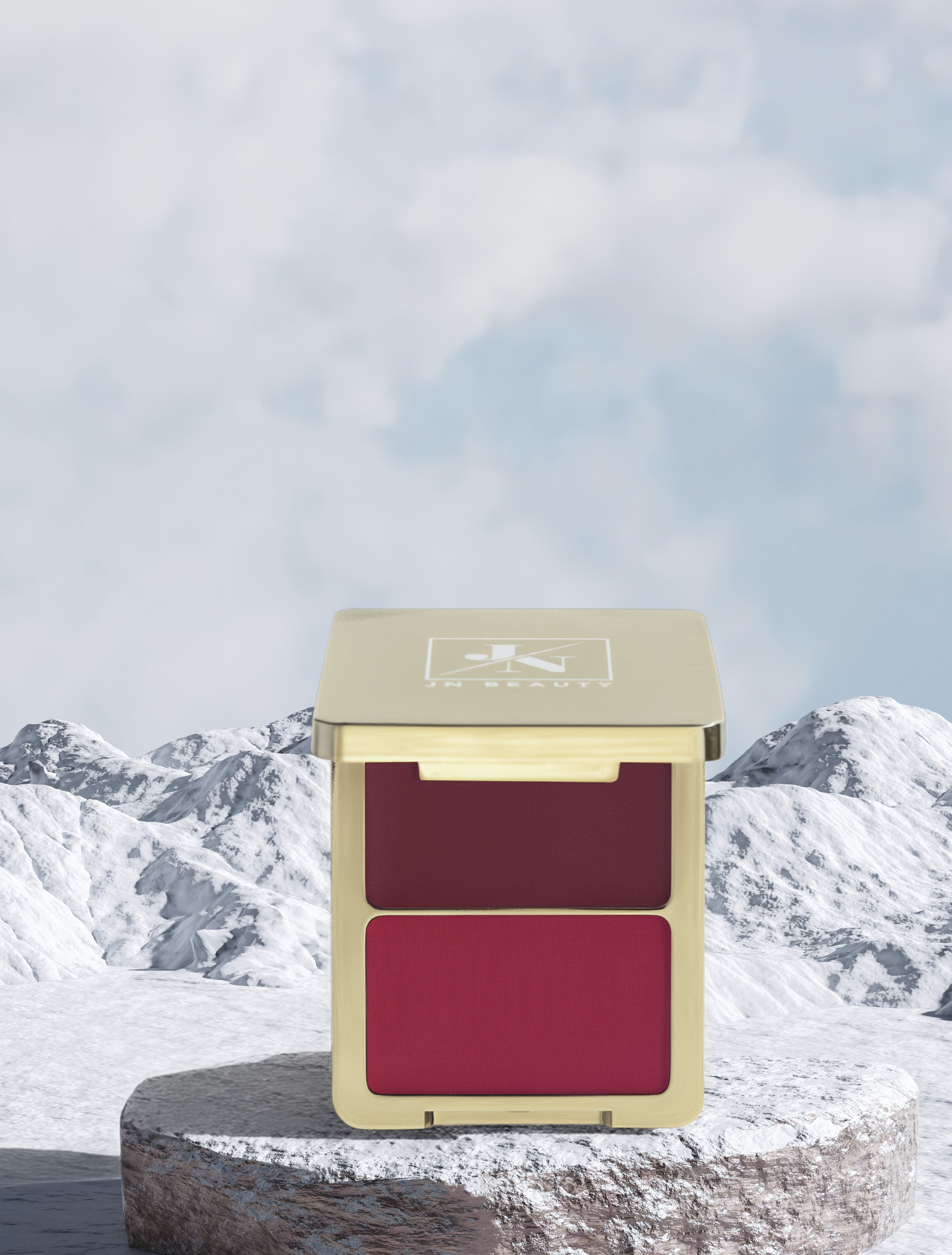 JN Beauty Peach N' Burn Cream & Powder Dual Blush