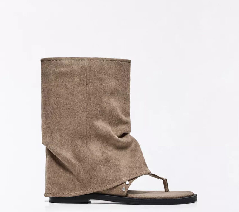 Open-toe čizme