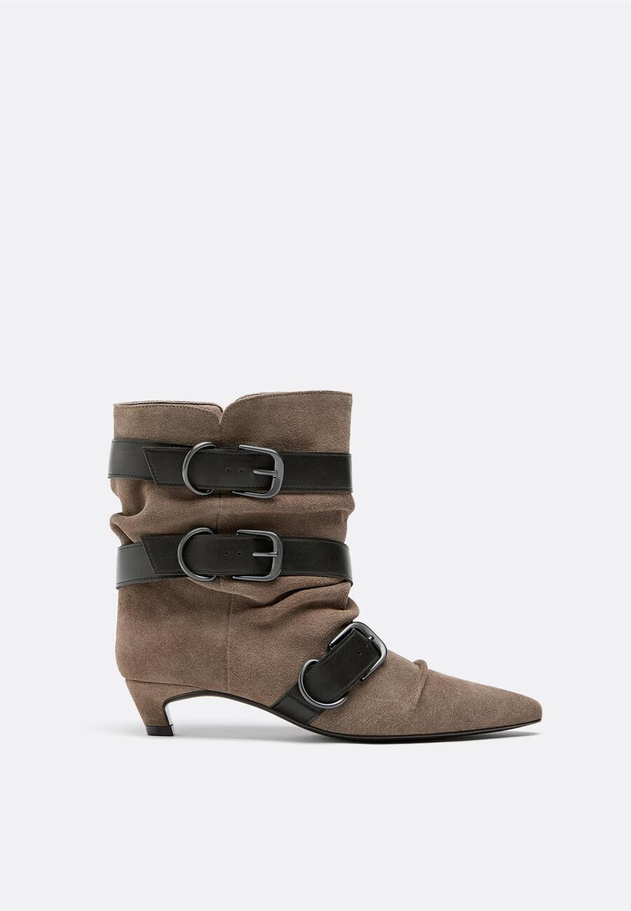 Stradivarius čizme od brušene kože