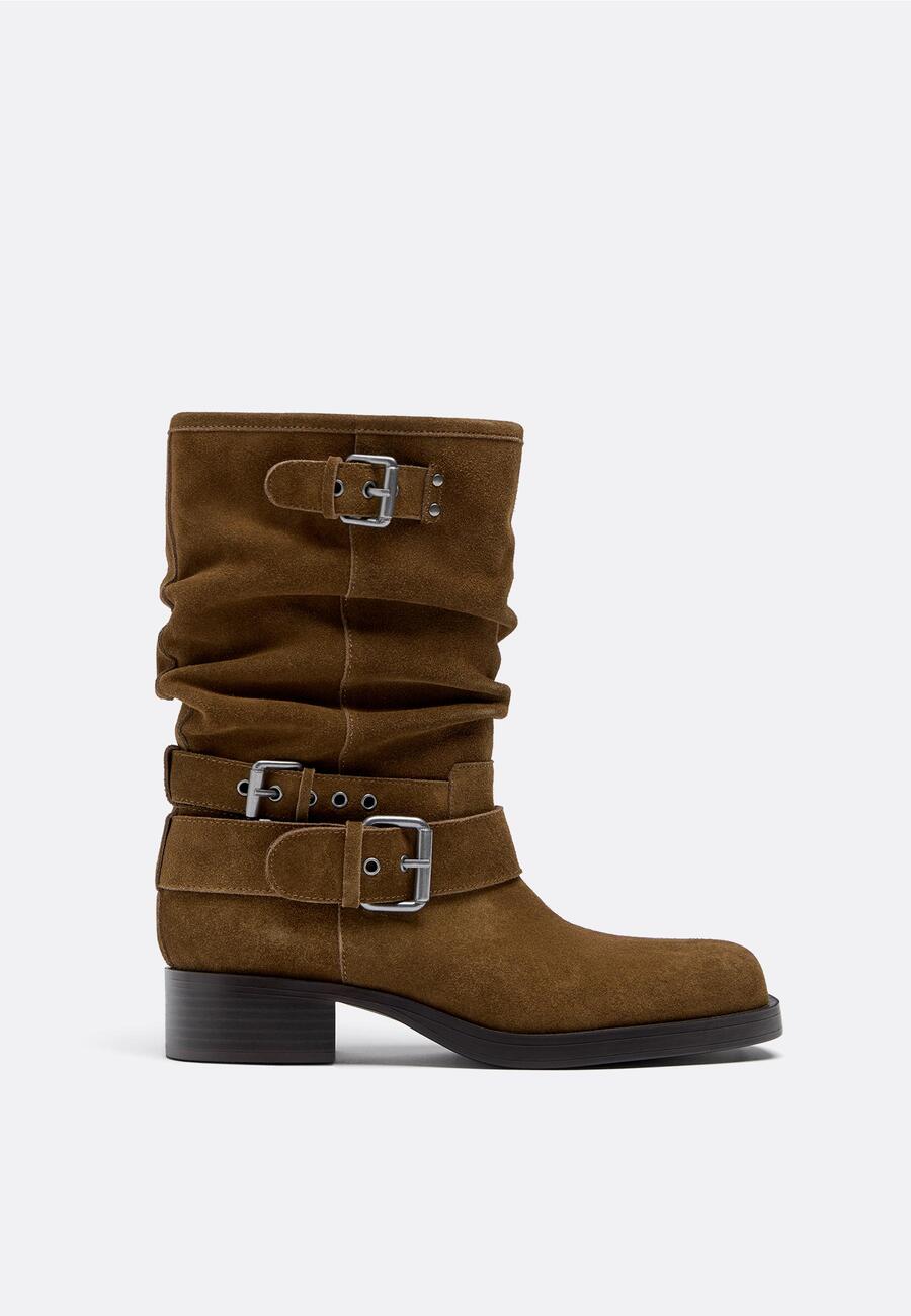 Stradivarius čizme od brušene kože