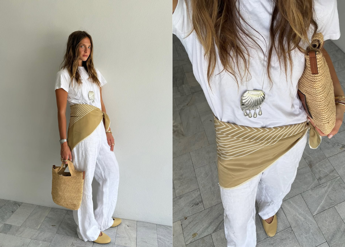 Svilena marama kao pojas 00