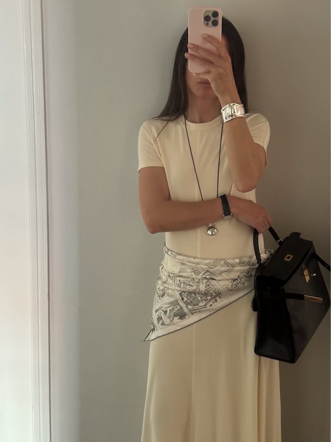 Svilena marama kao pojas