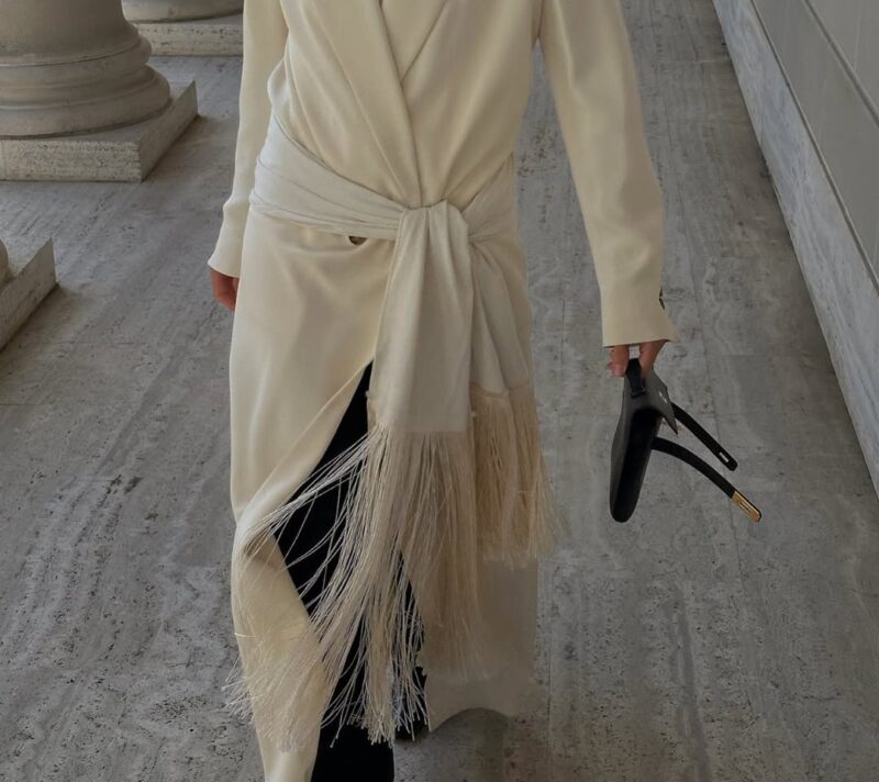 Svilena marama kao pojas