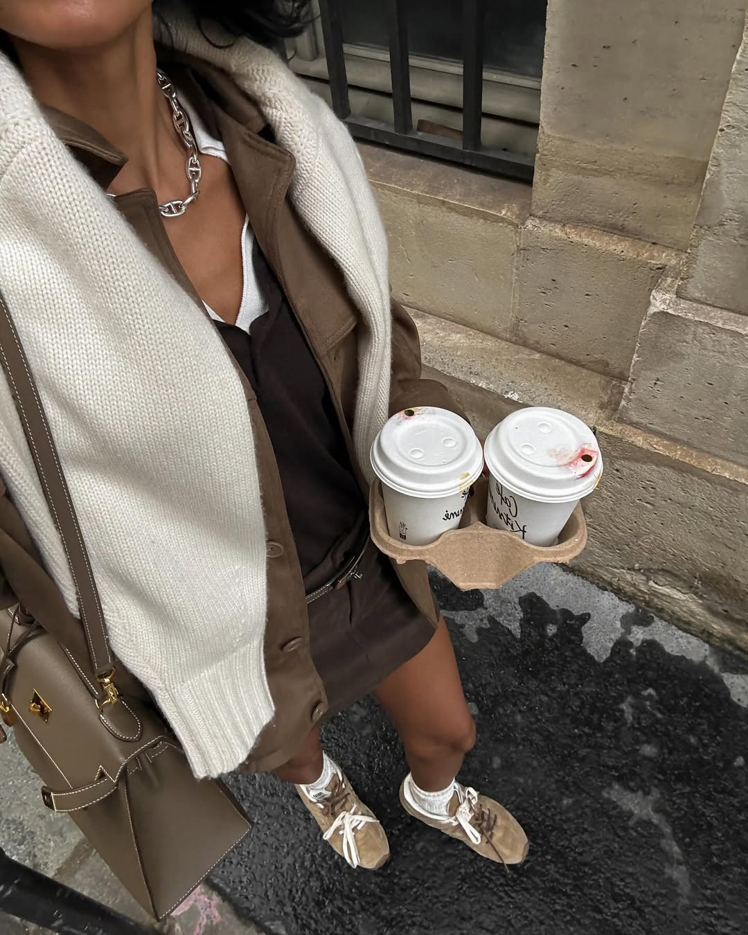 deichmann smeđe suede tenisice