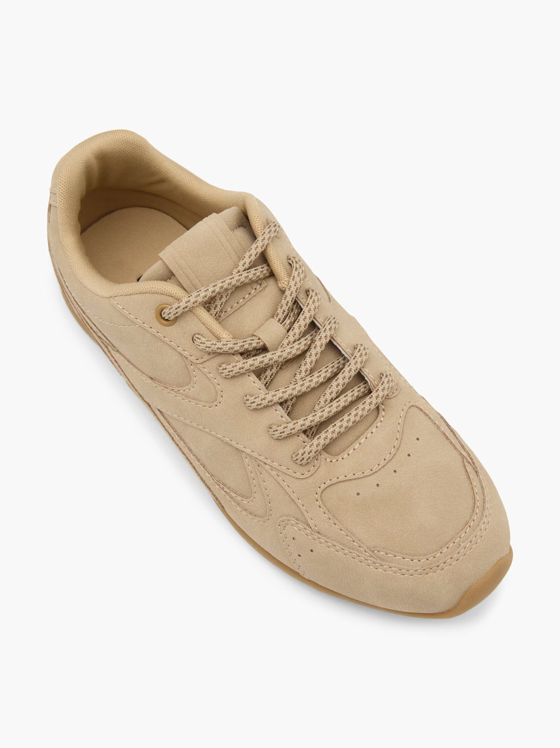 Deichmann smeđe suede tenisice