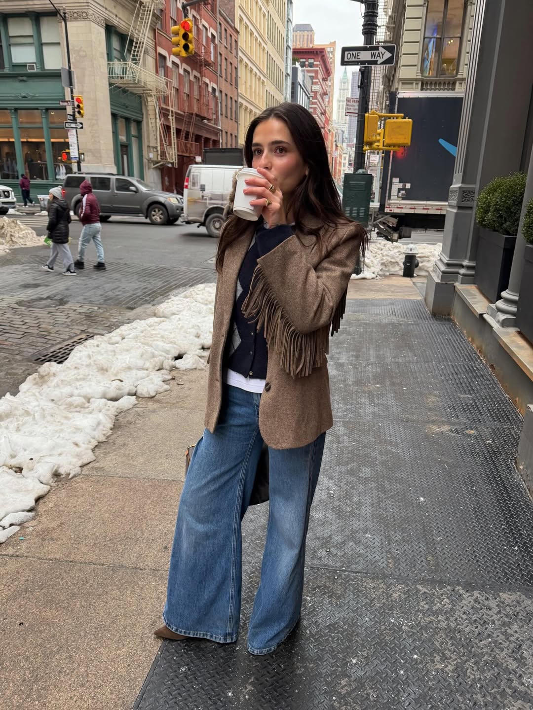 Chic kombinacije crne i smeđe boje