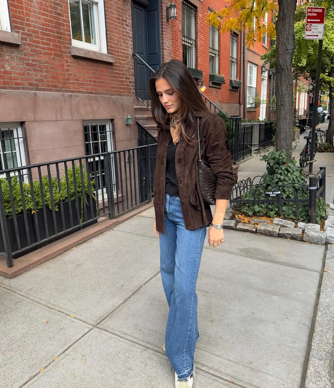 Chic kombinacije crne i smeđe boje