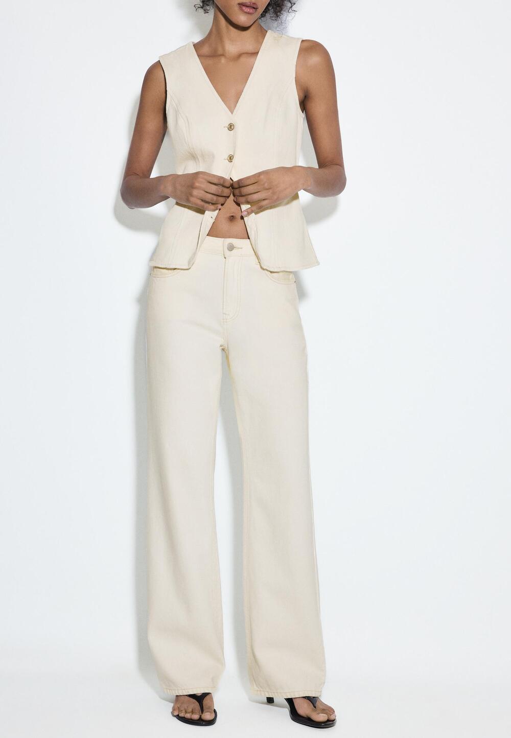Beige traperice