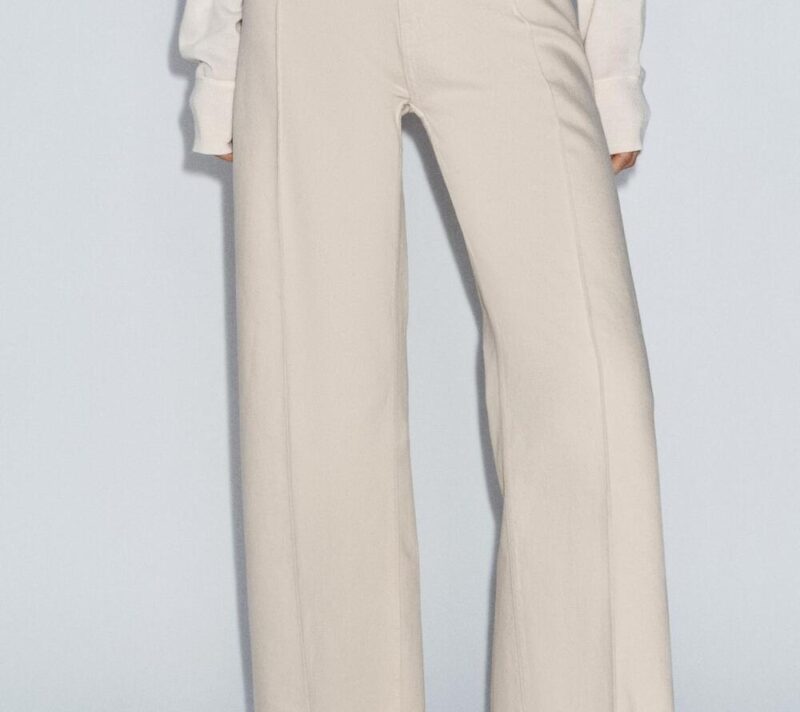 Beige traperice