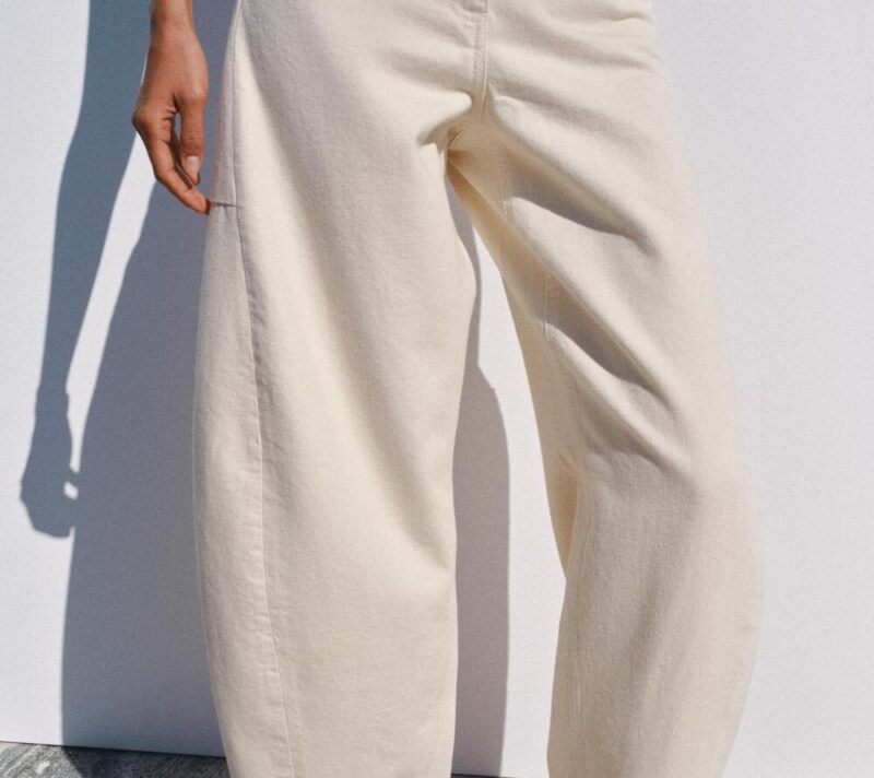 Beige traperice
