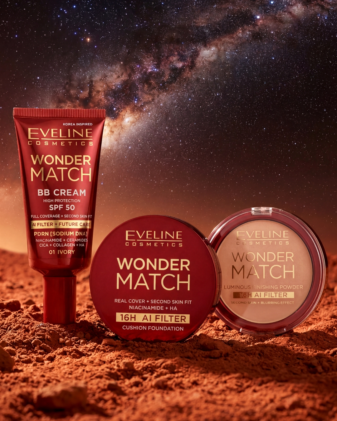 Eveline Cosmetics Wonder Match puderi