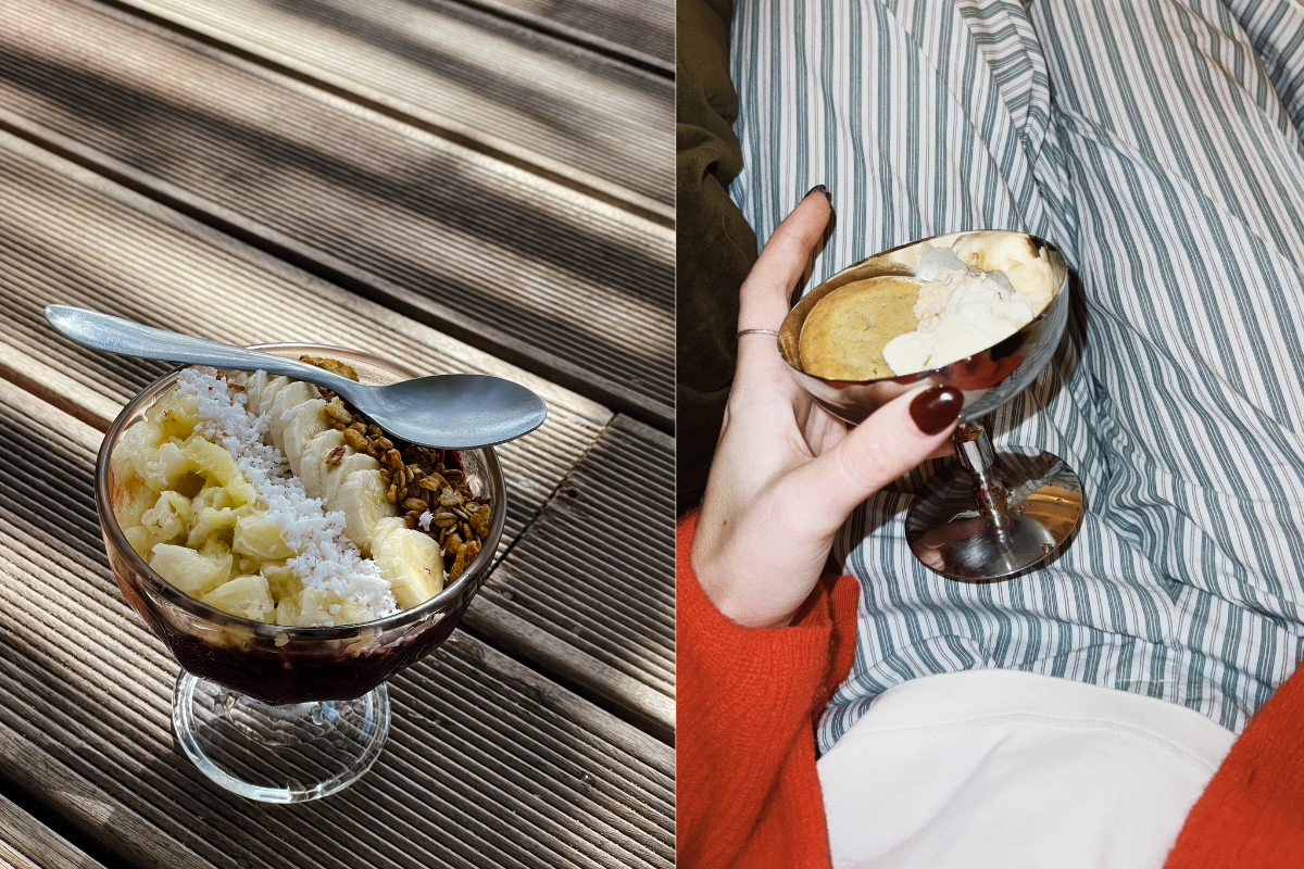 nice cream od prezrele banane