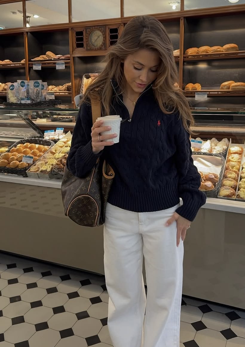 quarter zip pulover